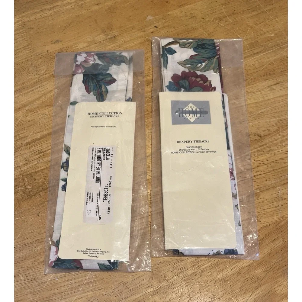 JC Penney Home Collection‎ Isabella Curtain Tiebacks 3x36